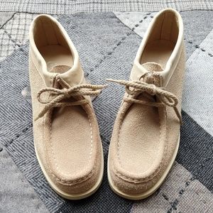 Vintage Sperry Taupe Top-Siders Boat Shoes